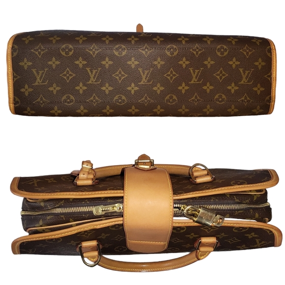 LOUIS🌻VUITTON Rivoli Business Bag Monogram Canvas 💞UNISEX💞 🌼2~Way🌼 - Picture 10 of 15